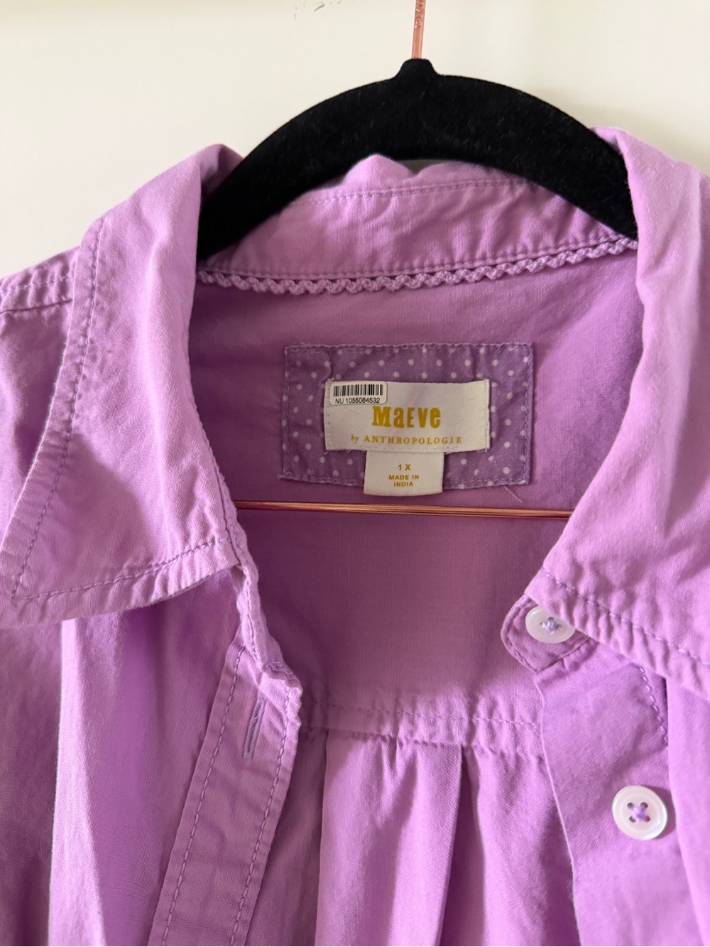 Maeve Button Down Oxford Shirt - Picture 2 of 4